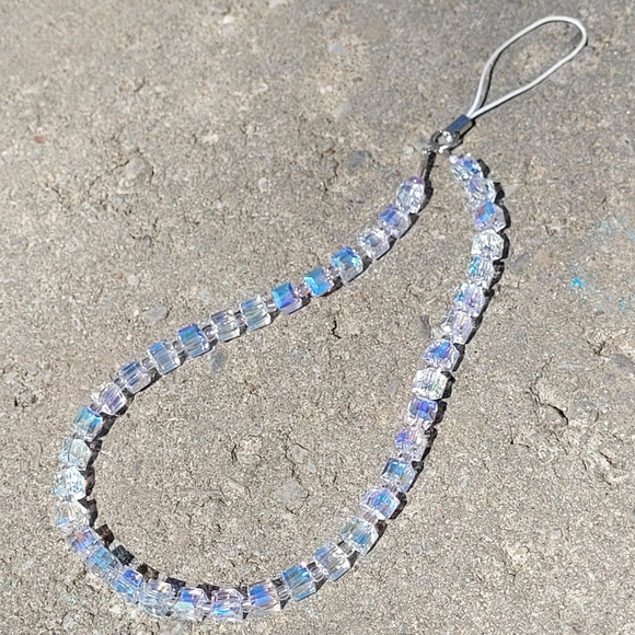 Crystal Beaded Phone Charm NWOT - Picture 3 of 3